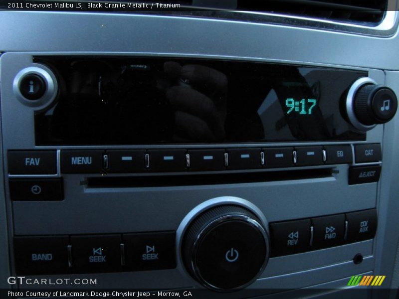 Black Granite Metallic / Titanium 2011 Chevrolet Malibu LS