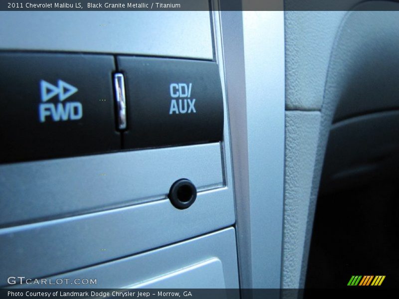 Black Granite Metallic / Titanium 2011 Chevrolet Malibu LS