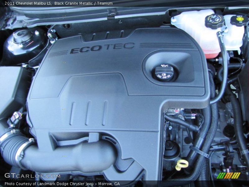 Black Granite Metallic / Titanium 2011 Chevrolet Malibu LS