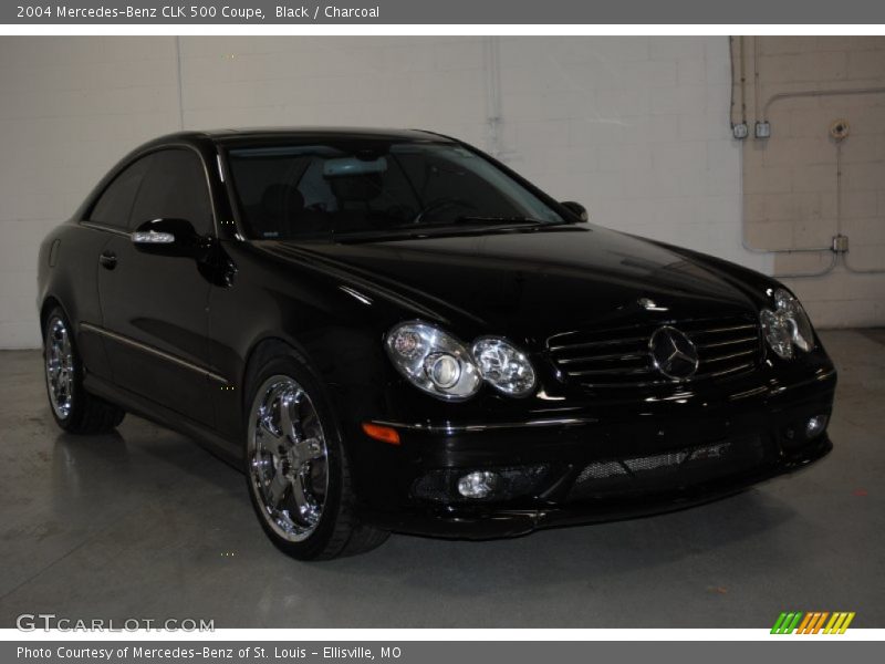 Black / Charcoal 2004 Mercedes-Benz CLK 500 Coupe