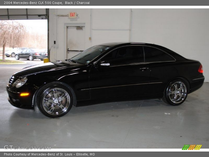 Black / Charcoal 2004 Mercedes-Benz CLK 500 Coupe