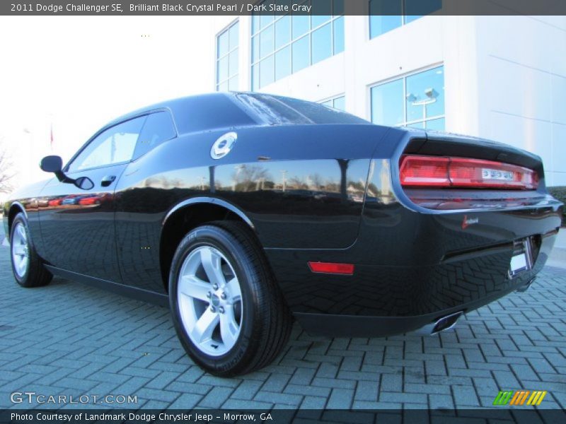 Brilliant Black Crystal Pearl / Dark Slate Gray 2011 Dodge Challenger SE