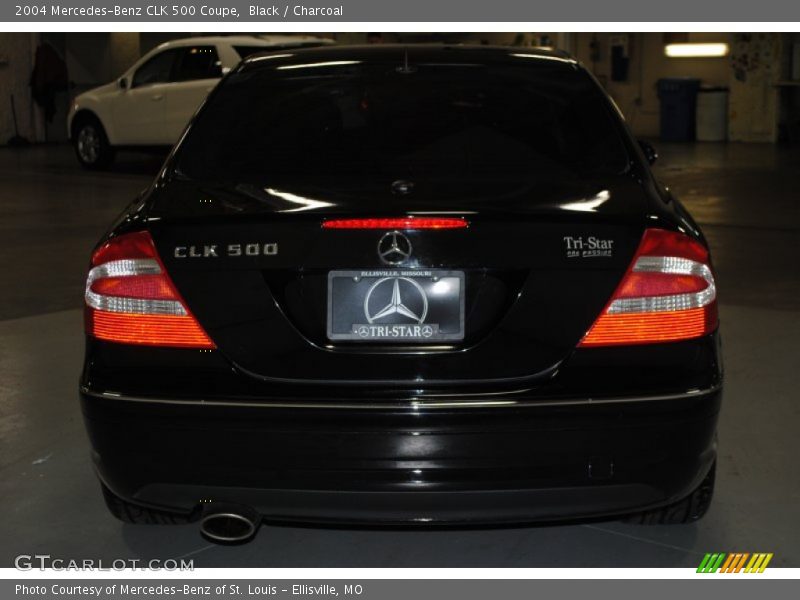 Black / Charcoal 2004 Mercedes-Benz CLK 500 Coupe