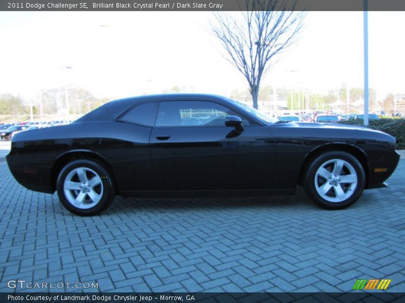 Brilliant Black Crystal Pearl / Dark Slate Gray 2011 Dodge Challenger SE