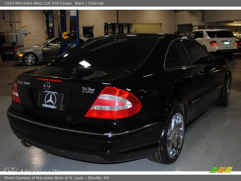 Black / Charcoal 2004 Mercedes-Benz CLK 500 Coupe