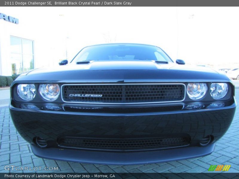 Brilliant Black Crystal Pearl / Dark Slate Gray 2011 Dodge Challenger SE