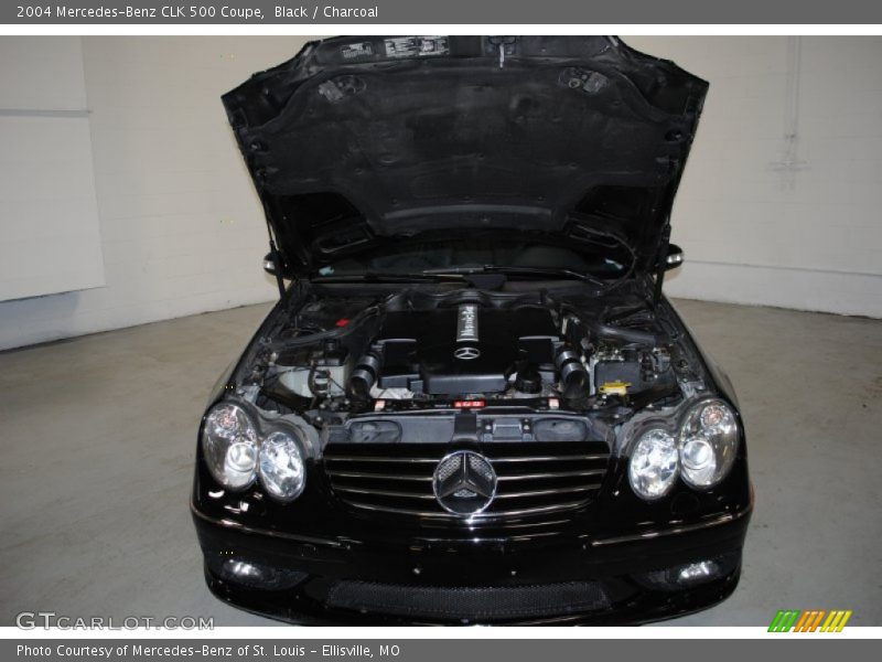 Black / Charcoal 2004 Mercedes-Benz CLK 500 Coupe