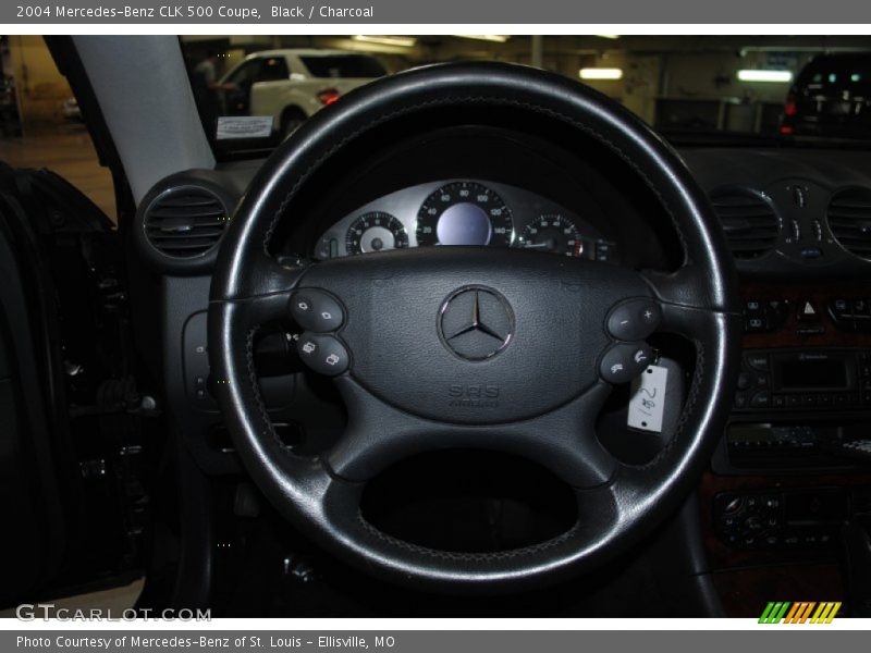 Black / Charcoal 2004 Mercedes-Benz CLK 500 Coupe