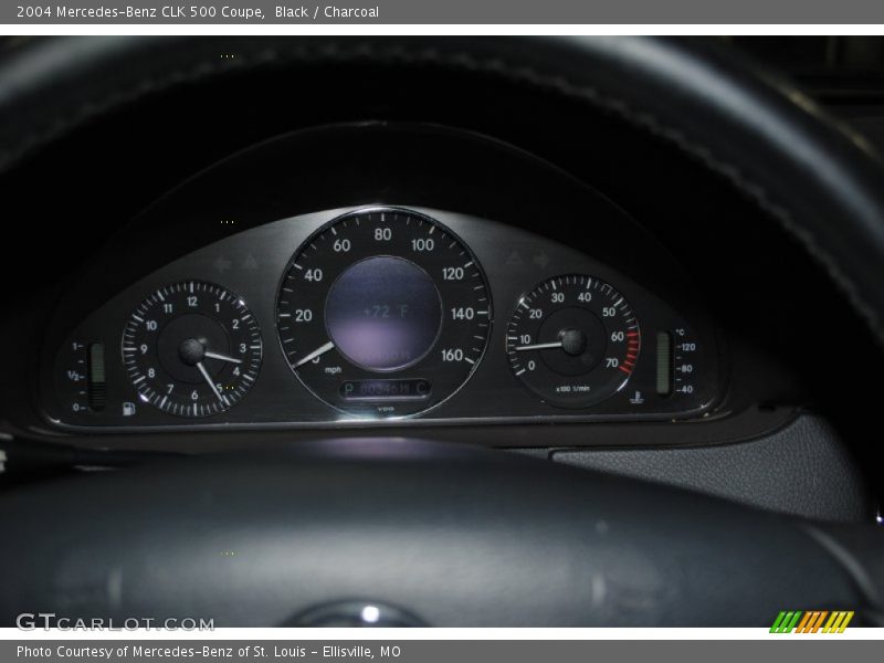 Black / Charcoal 2004 Mercedes-Benz CLK 500 Coupe