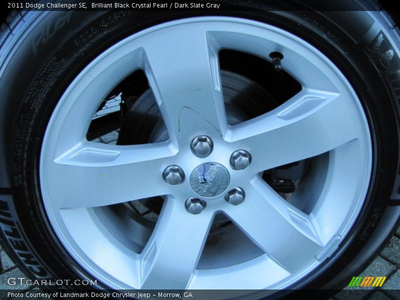 Brilliant Black Crystal Pearl / Dark Slate Gray 2011 Dodge Challenger SE