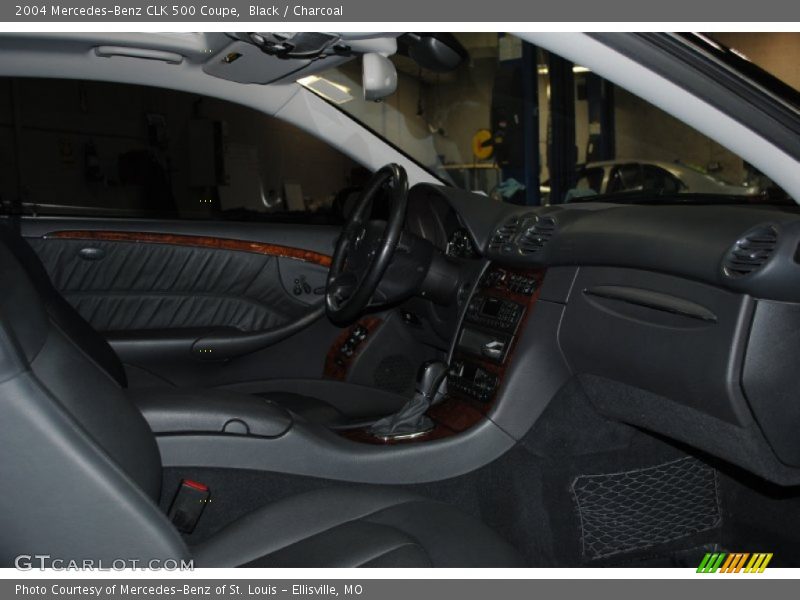 Black / Charcoal 2004 Mercedes-Benz CLK 500 Coupe