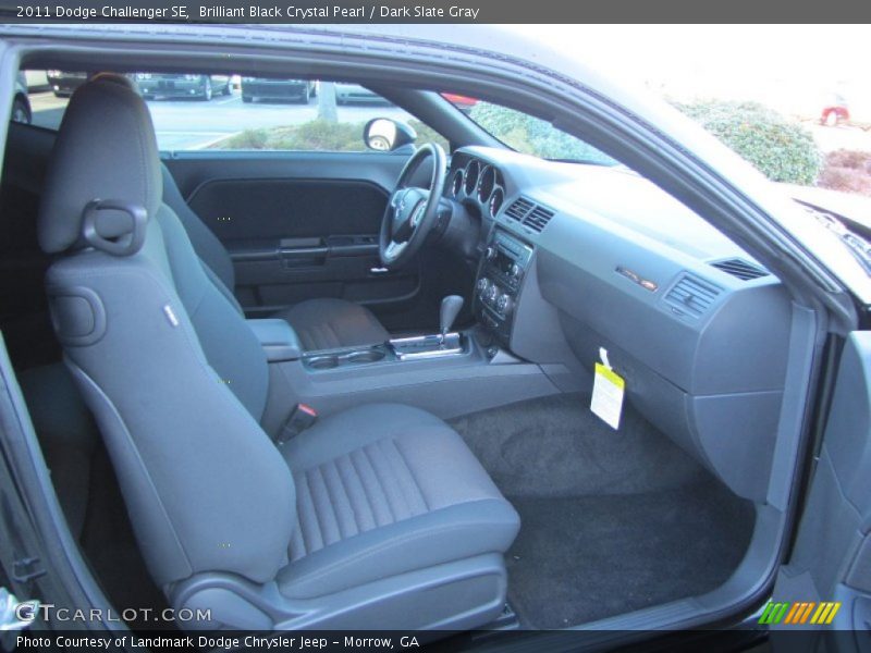 Brilliant Black Crystal Pearl / Dark Slate Gray 2011 Dodge Challenger SE