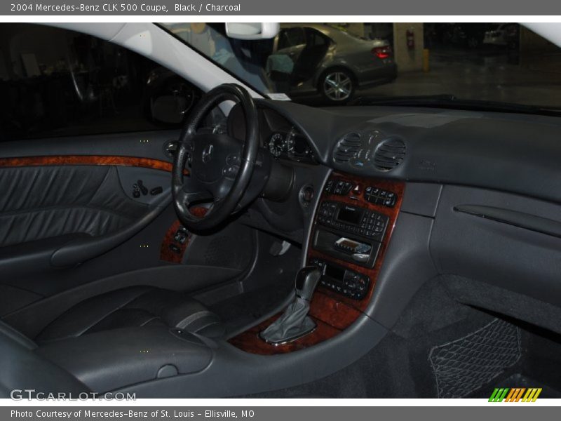Black / Charcoal 2004 Mercedes-Benz CLK 500 Coupe