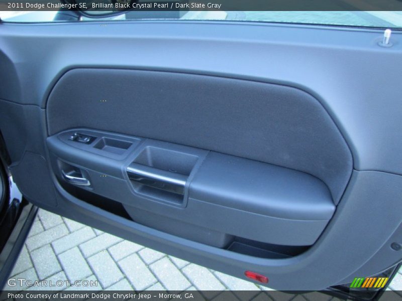 Brilliant Black Crystal Pearl / Dark Slate Gray 2011 Dodge Challenger SE