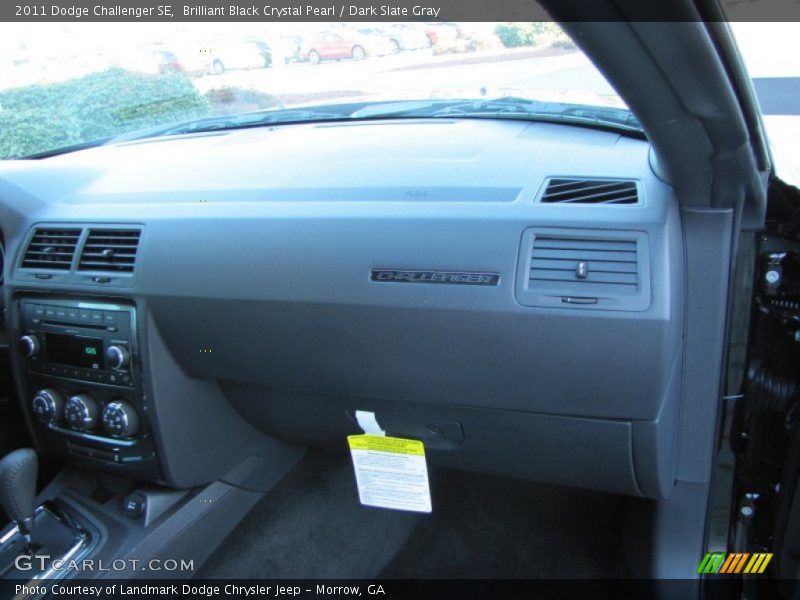 Brilliant Black Crystal Pearl / Dark Slate Gray 2011 Dodge Challenger SE