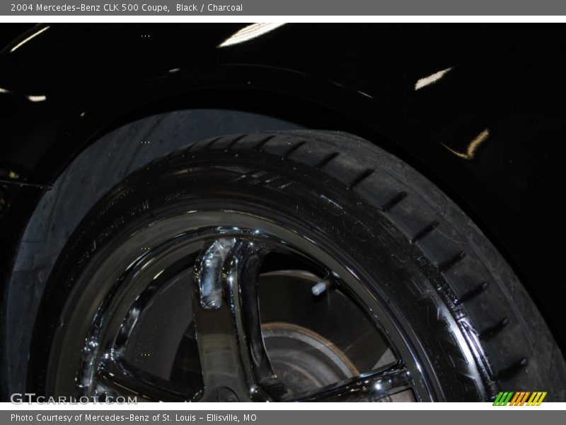 Black / Charcoal 2004 Mercedes-Benz CLK 500 Coupe