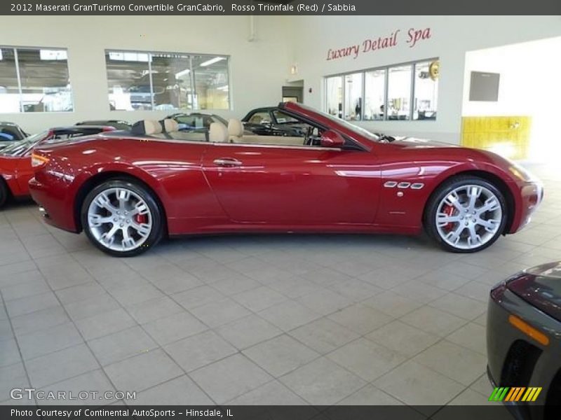 Rosso Trionfale (Red) / Sabbia 2012 Maserati GranTurismo Convertible GranCabrio