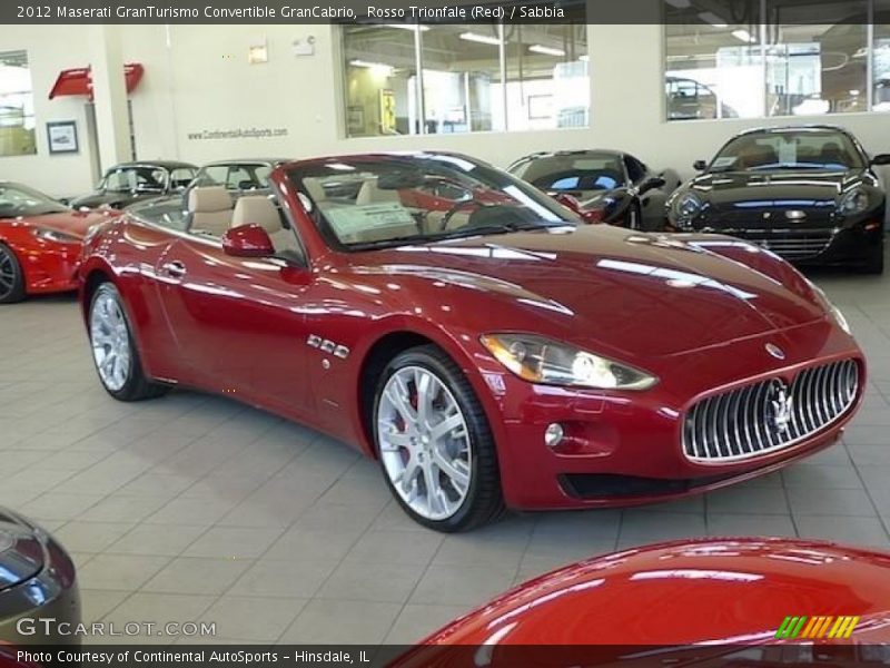 Front 3/4 View of 2012 GranTurismo Convertible GranCabrio