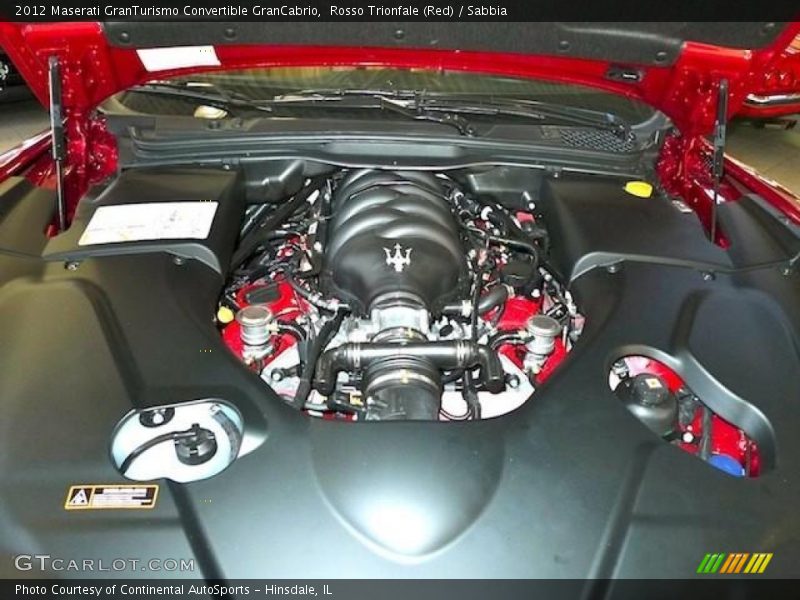  2012 GranTurismo Convertible GranCabrio Engine - 4.7 Liter DOHC 32-Valve VVT V8