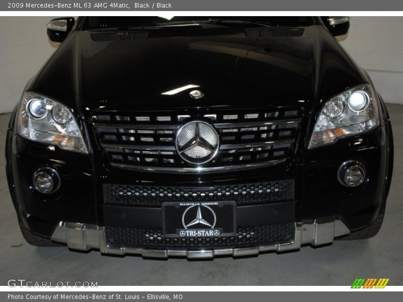 Black / Black 2009 Mercedes-Benz ML 63 AMG 4Matic
