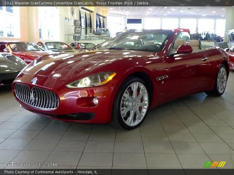 Front 3/4 View of 2012 GranTurismo Convertible GranCabrio