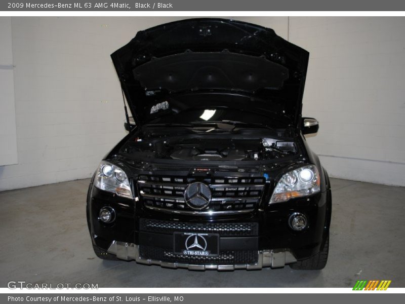 Black / Black 2009 Mercedes-Benz ML 63 AMG 4Matic