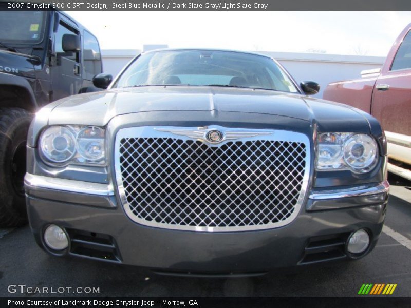 Steel Blue Metallic / Dark Slate Gray/Light Slate Gray 2007 Chrysler 300 C SRT Design