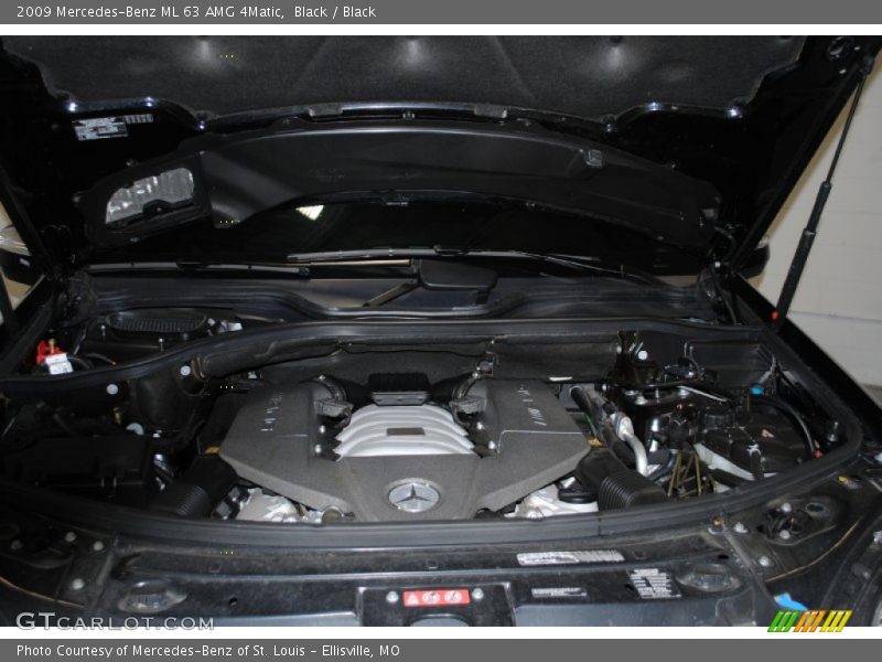 Black / Black 2009 Mercedes-Benz ML 63 AMG 4Matic