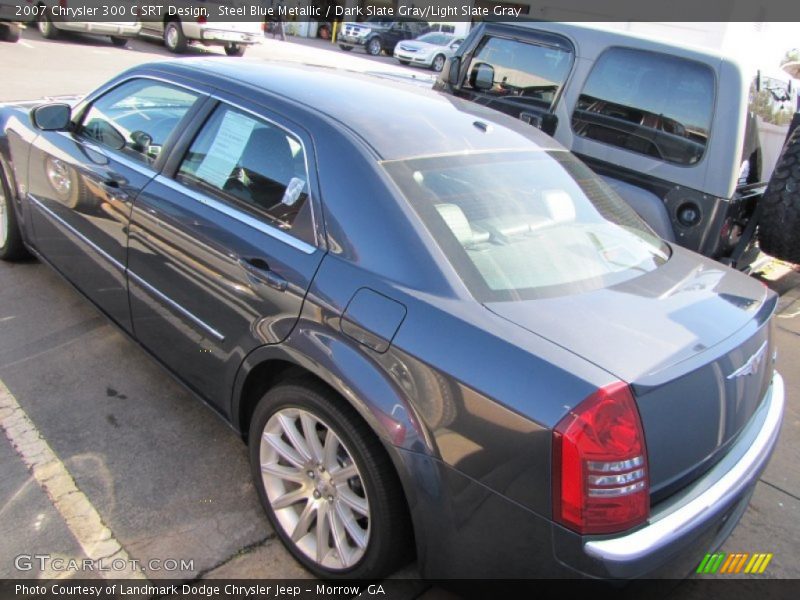 Steel Blue Metallic / Dark Slate Gray/Light Slate Gray 2007 Chrysler 300 C SRT Design