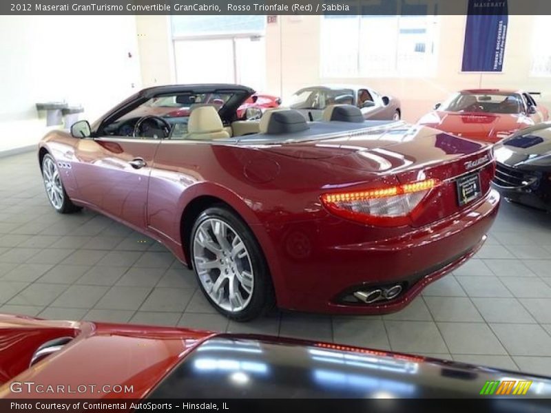 Rosso Trionfale (Red) / Sabbia 2012 Maserati GranTurismo Convertible GranCabrio