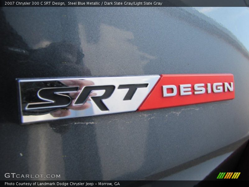 Steel Blue Metallic / Dark Slate Gray/Light Slate Gray 2007 Chrysler 300 C SRT Design