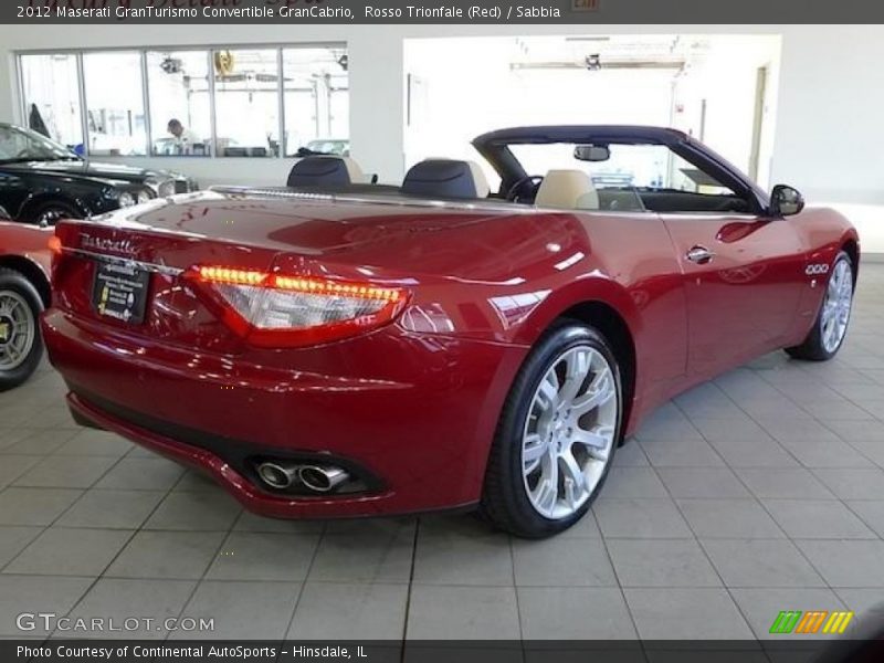 Rosso Trionfale (Red) / Sabbia 2012 Maserati GranTurismo Convertible GranCabrio