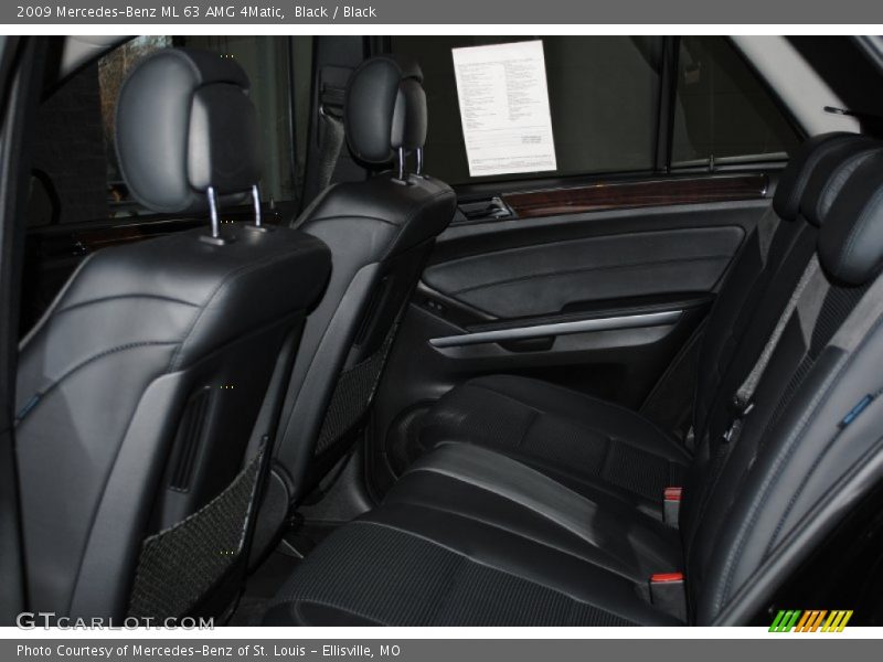 Black / Black 2009 Mercedes-Benz ML 63 AMG 4Matic