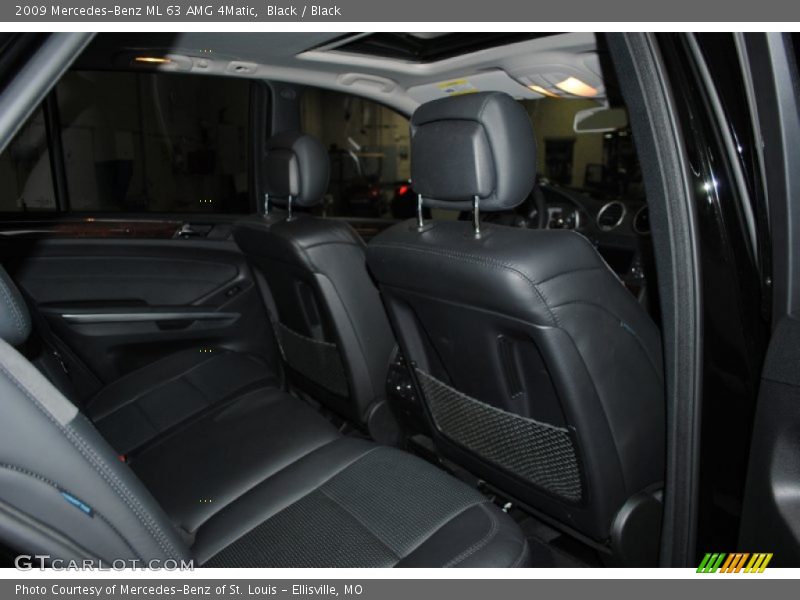 Black / Black 2009 Mercedes-Benz ML 63 AMG 4Matic