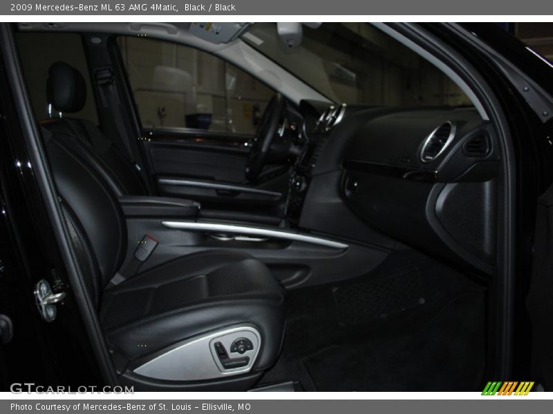 Black / Black 2009 Mercedes-Benz ML 63 AMG 4Matic