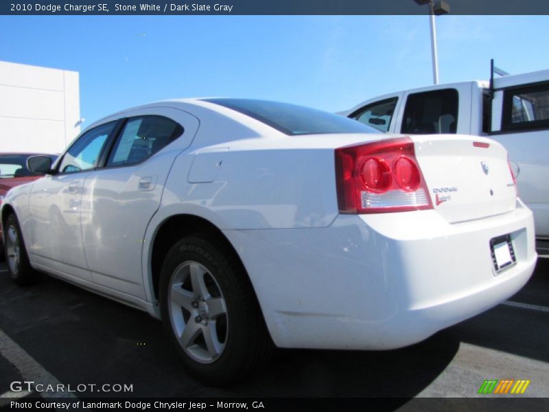 Stone White / Dark Slate Gray 2010 Dodge Charger SE