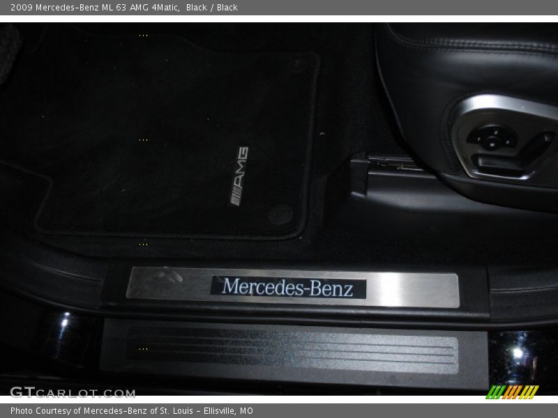 Black / Black 2009 Mercedes-Benz ML 63 AMG 4Matic