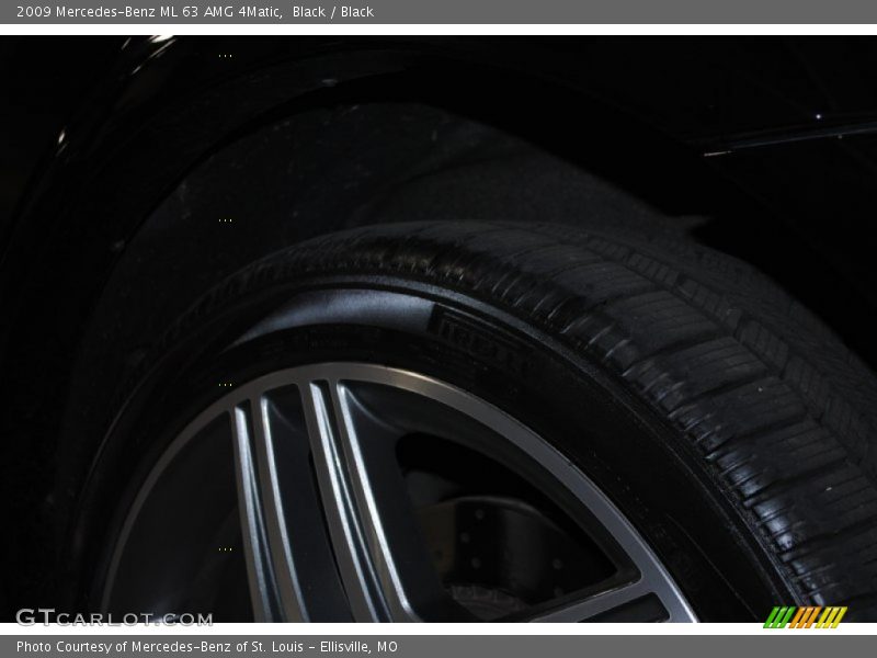 Black / Black 2009 Mercedes-Benz ML 63 AMG 4Matic