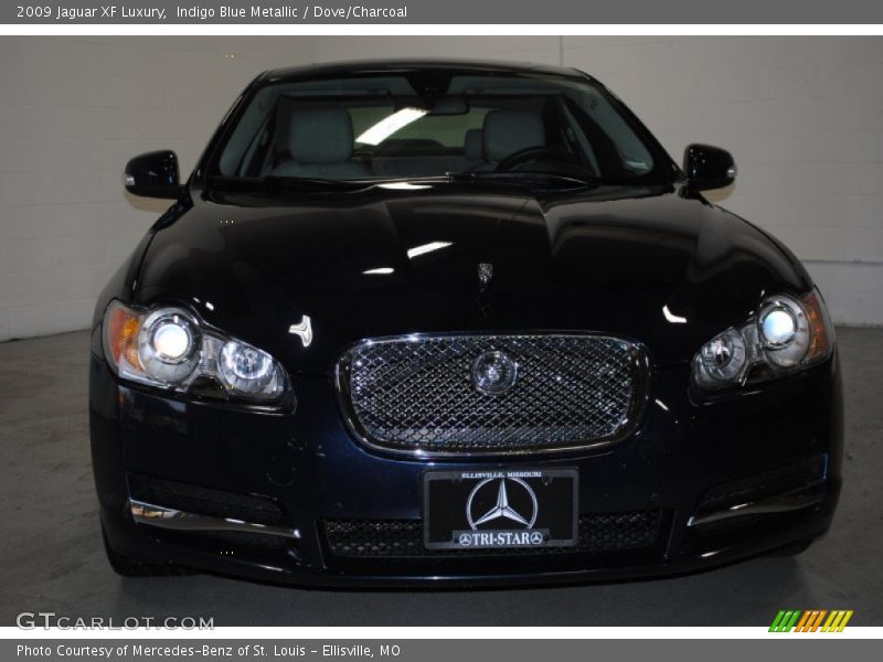 Indigo Blue Metallic / Dove/Charcoal 2009 Jaguar XF Luxury