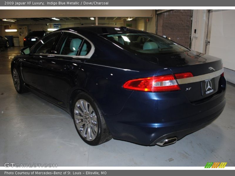 Indigo Blue Metallic / Dove/Charcoal 2009 Jaguar XF Luxury
