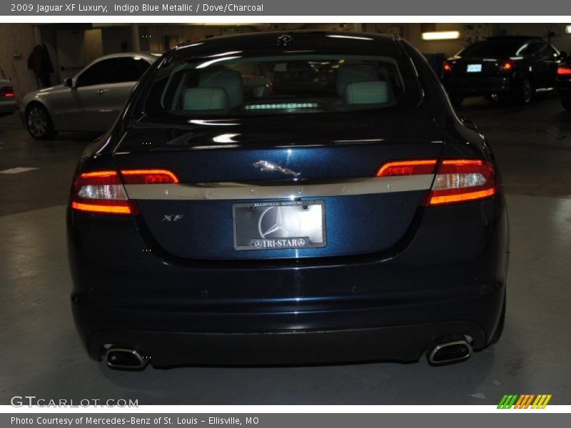 Indigo Blue Metallic / Dove/Charcoal 2009 Jaguar XF Luxury