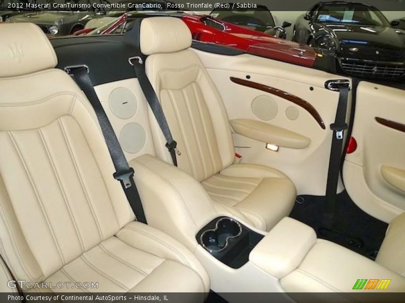 Rear Seat of 2012 GranTurismo Convertible GranCabrio