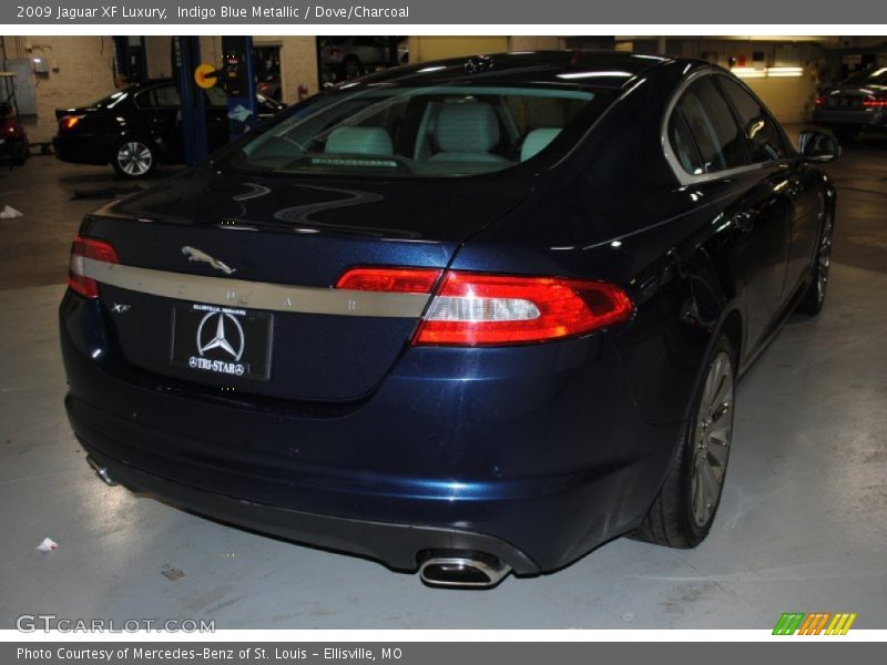 Indigo Blue Metallic / Dove/Charcoal 2009 Jaguar XF Luxury