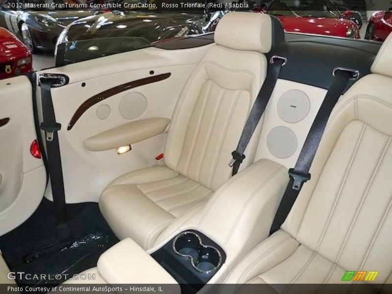 Rear Seat of 2012 GranTurismo Convertible GranCabrio