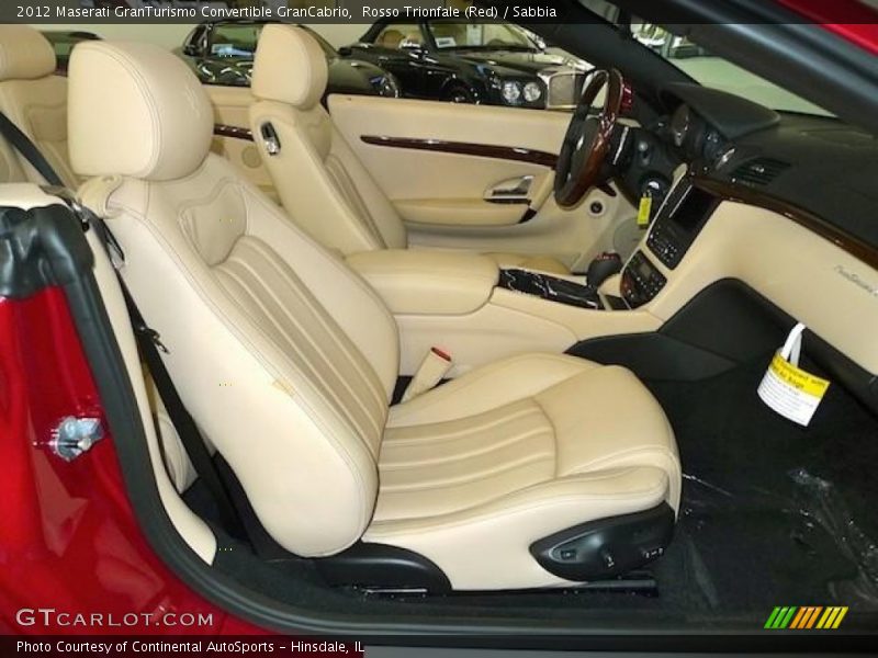 Front Seat of 2012 GranTurismo Convertible GranCabrio