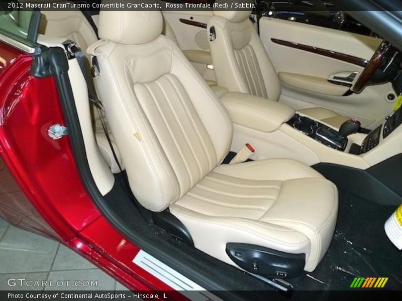 Front Seat of 2012 GranTurismo Convertible GranCabrio