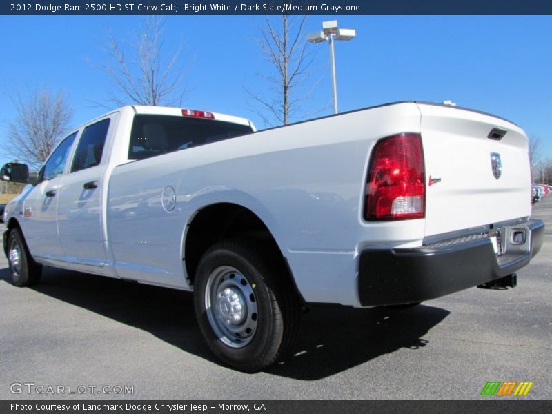 Bright White / Dark Slate/Medium Graystone 2012 Dodge Ram 2500 HD ST Crew Cab