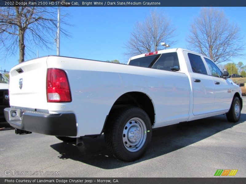 Bright White / Dark Slate/Medium Graystone 2012 Dodge Ram 2500 HD ST Crew Cab