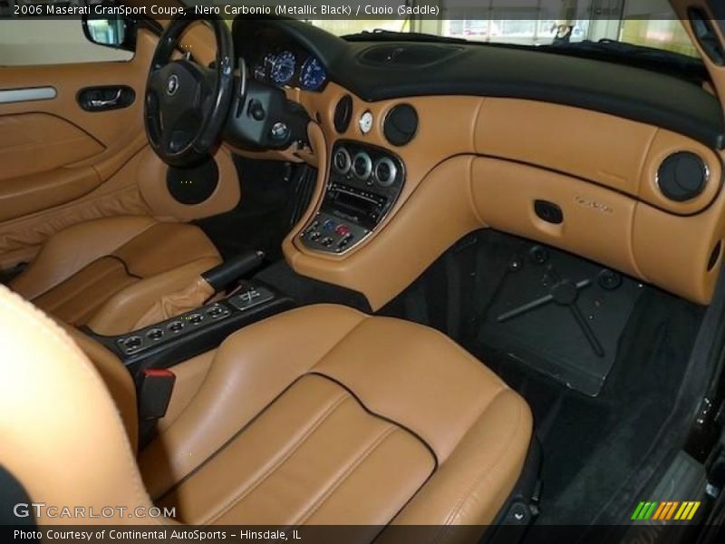 Nero Carbonio (Metallic Black) / Cuoio (Saddle) 2006 Maserati GranSport Coupe