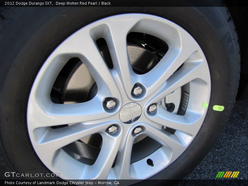 Deep Molten Red Pearl / Black 2012 Dodge Durango SXT